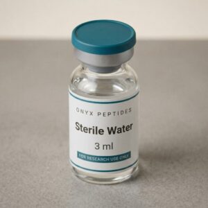 Onyx Peptides Sterile Water research vial